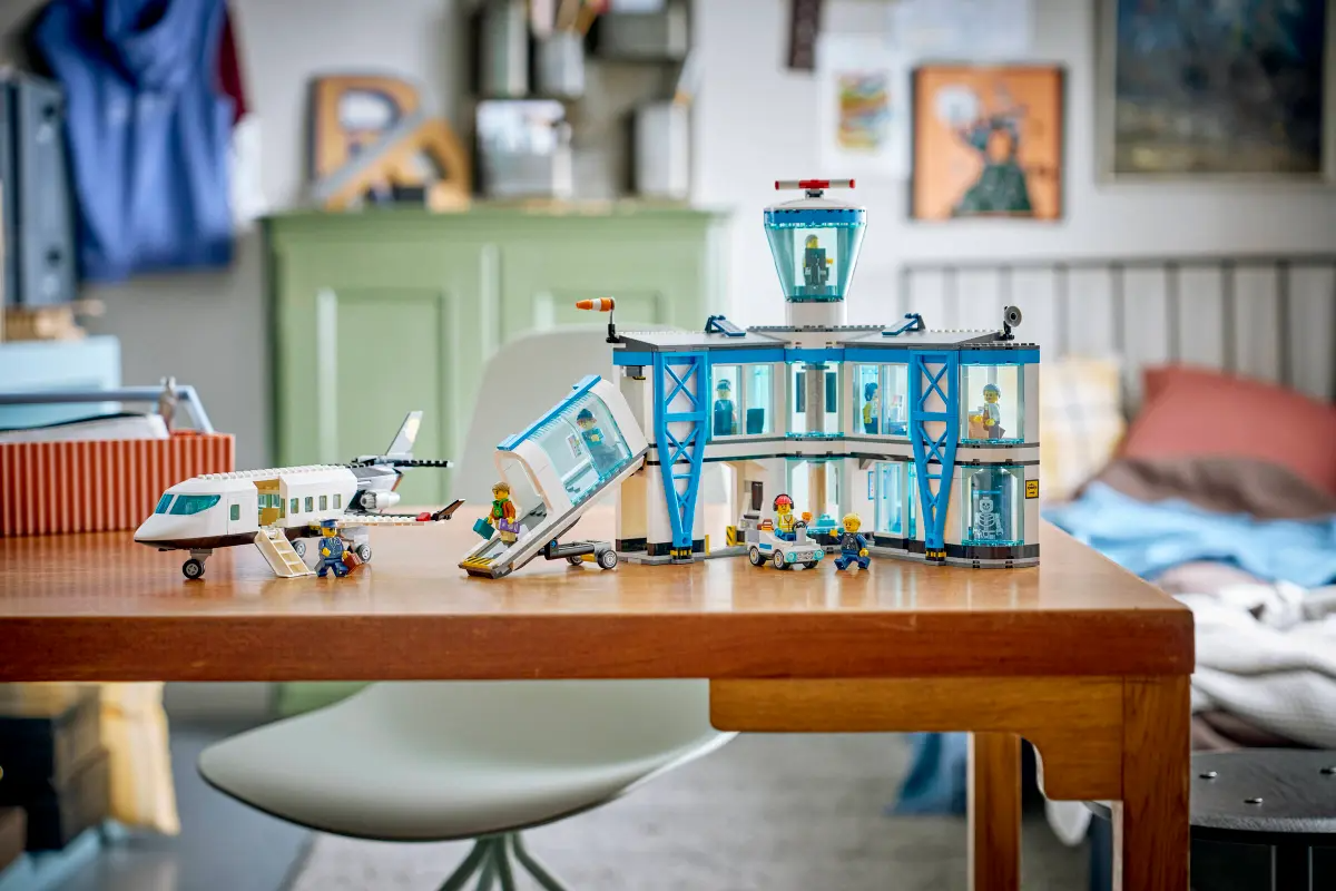 Luchthaven met vliegtuig - 60502