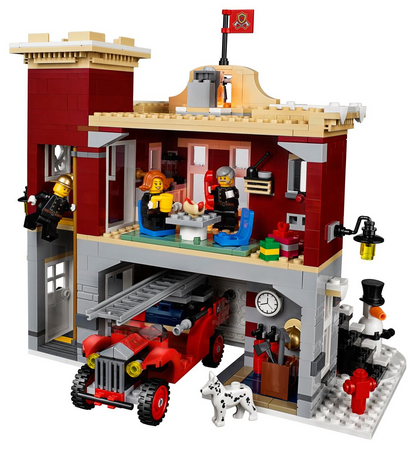 Winter Village Fire Station - 10263