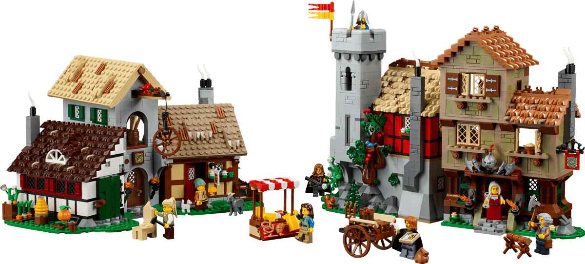 Middeleeuws stadsplein - 10332