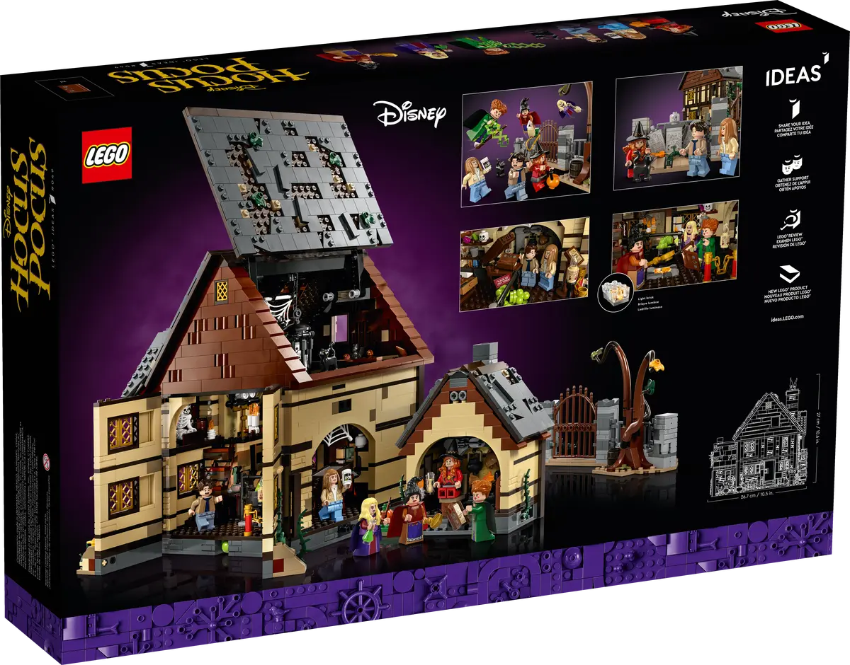 Disney Hocus Pocus: het huisje van de Sanderson-zussen - 21341