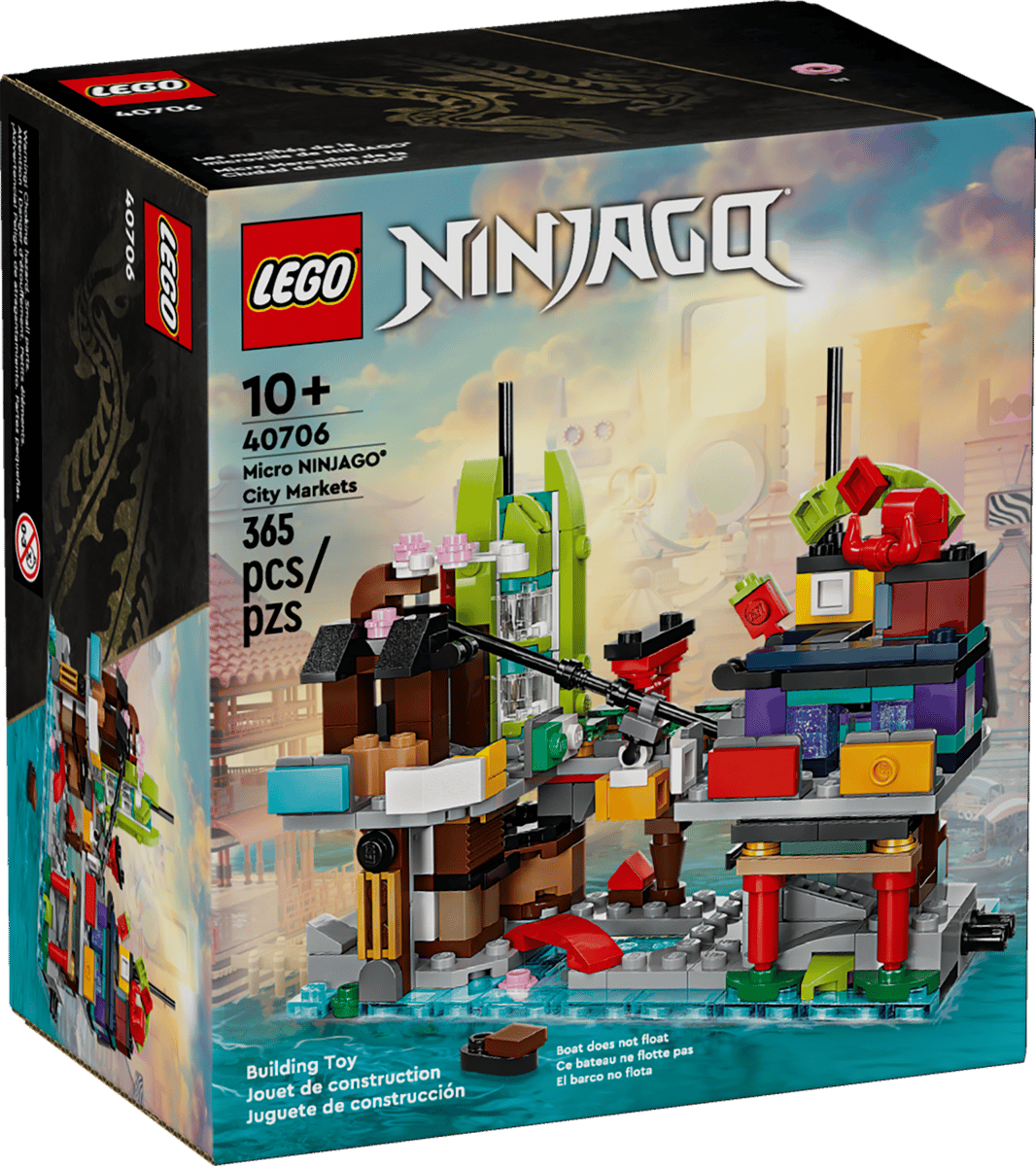 Micro NINJAGO stadsmarkten- 40706