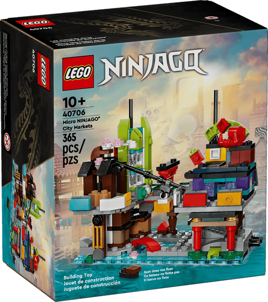 Micro NINJAGO stadsmarkten- 40706