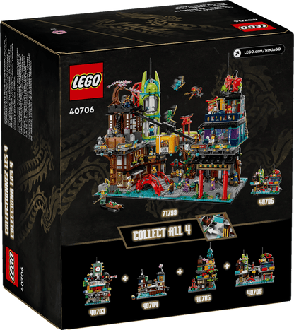Micro NINJAGO stadsmarkten- 40706