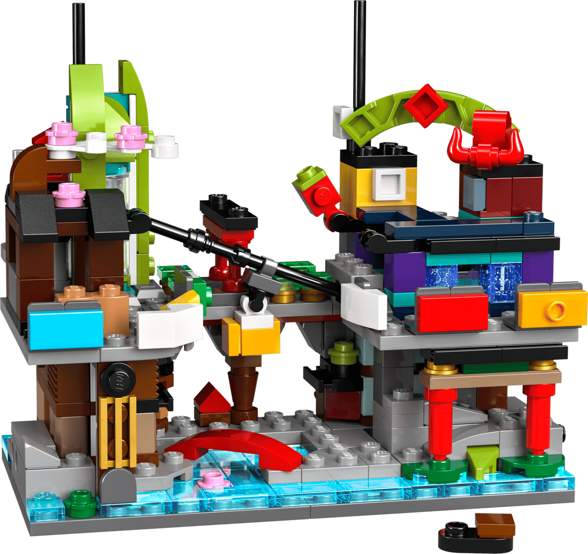Micro NINJAGO stadsmarkten- 40706