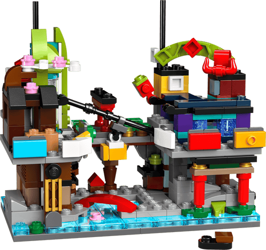 Micro NINJAGO stadsmarkten- 40706
