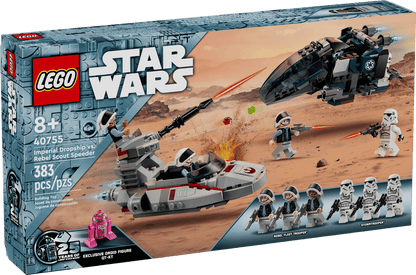Imperial Dropship vs. Rebel Scout Speeder - 40755