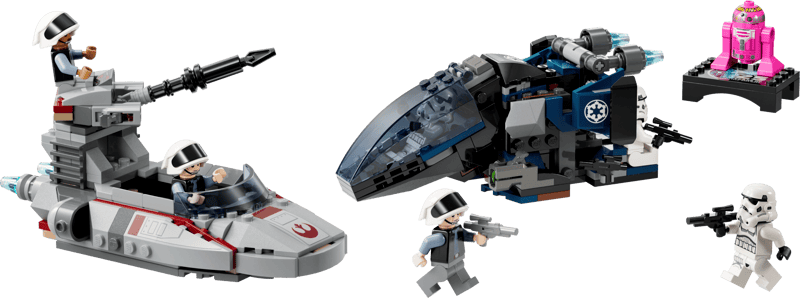 Imperial Dropship vs. Rebel Scout Speeder - 40755