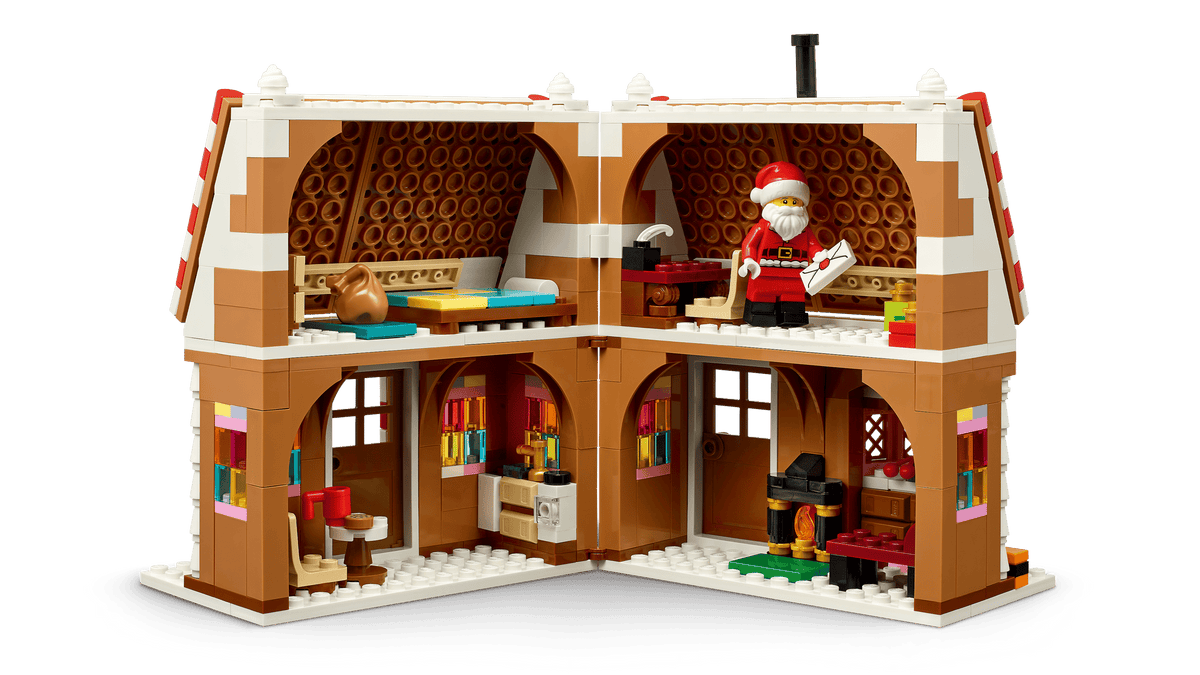 Winters peperkoekhuisje - 40809