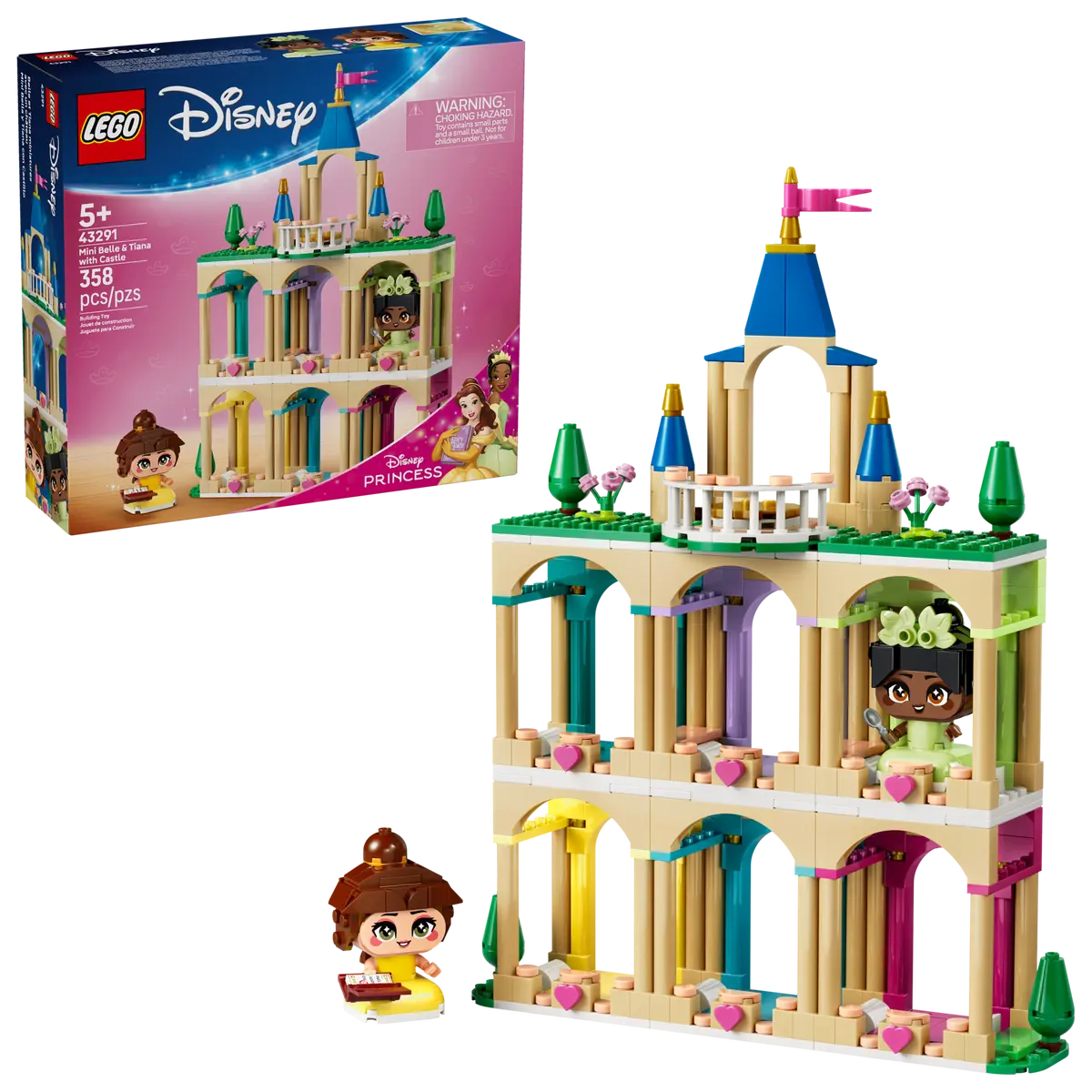 Mini Belle and Tiana with castle - 43291