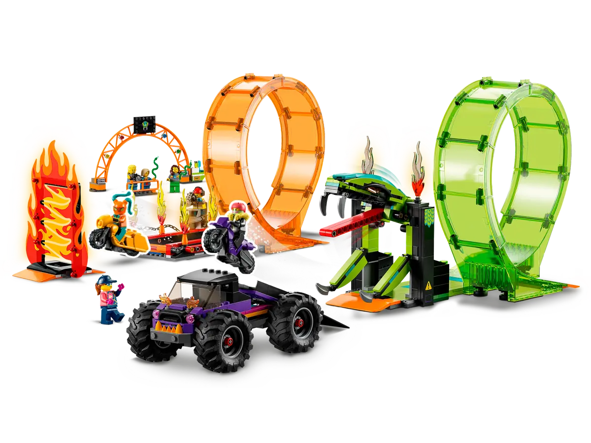 Dubbele looping stuntarena - 60339