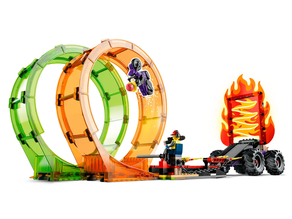 Double loop stunt arena - 60339