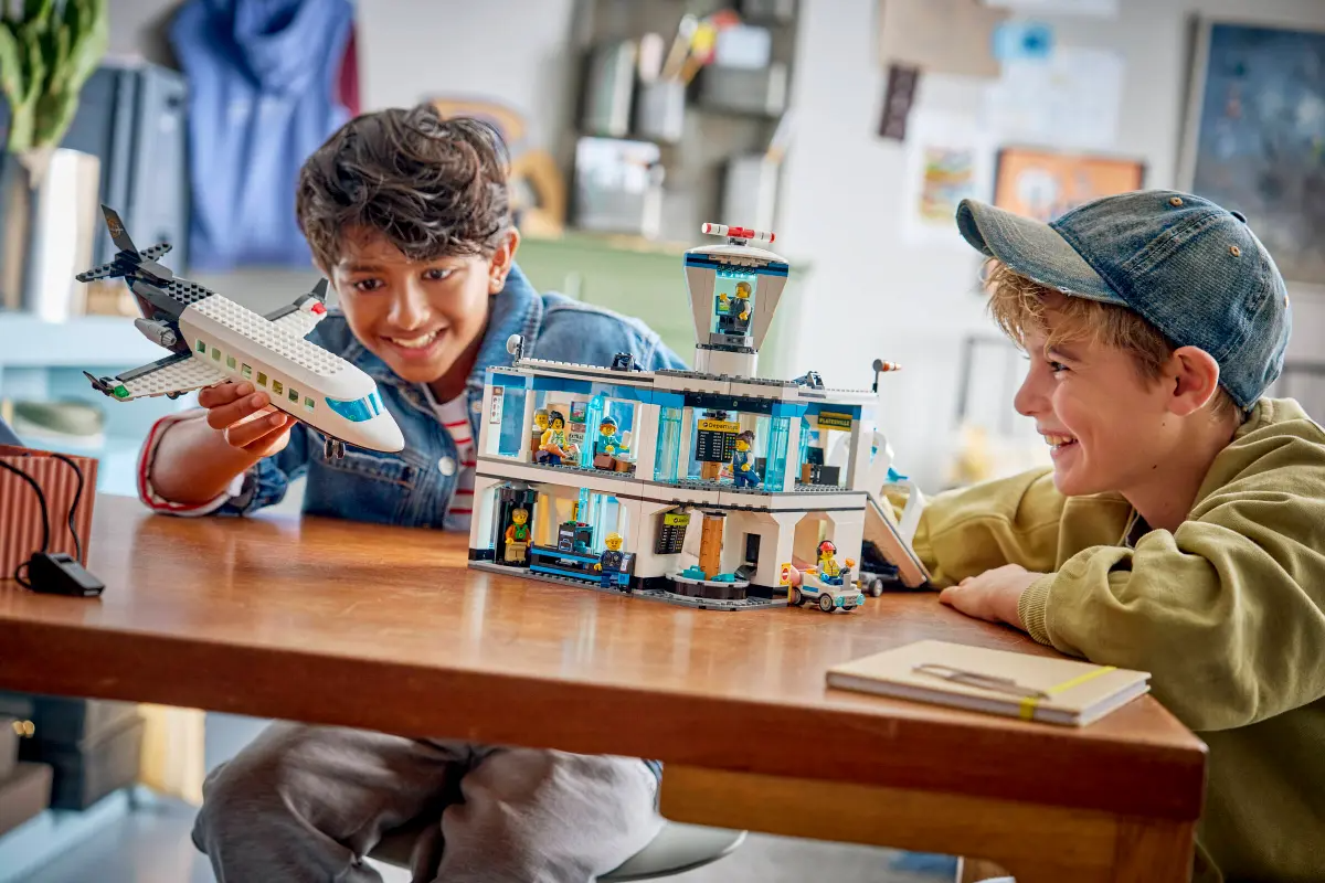 Luchthaven met vliegtuig - 60502