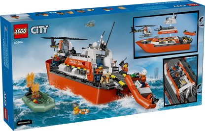 Coast Guard rescue boat with helicopter - 60504