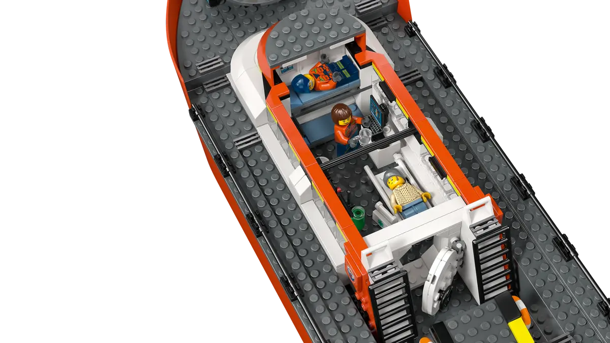 Coast Guard rescue boat with helicopter - 60504