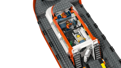 Coast Guard rescue boat with helicopter - 60504