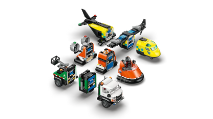 Vliegtuig, servicewagen en hovercraft remix - 60505