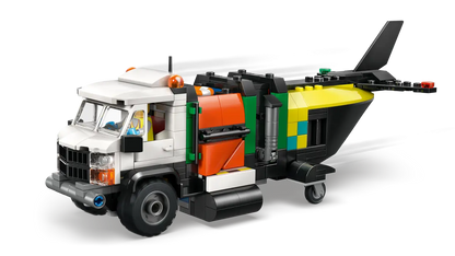 Vliegtuig, servicewagen en hovercraft remix - 60505
