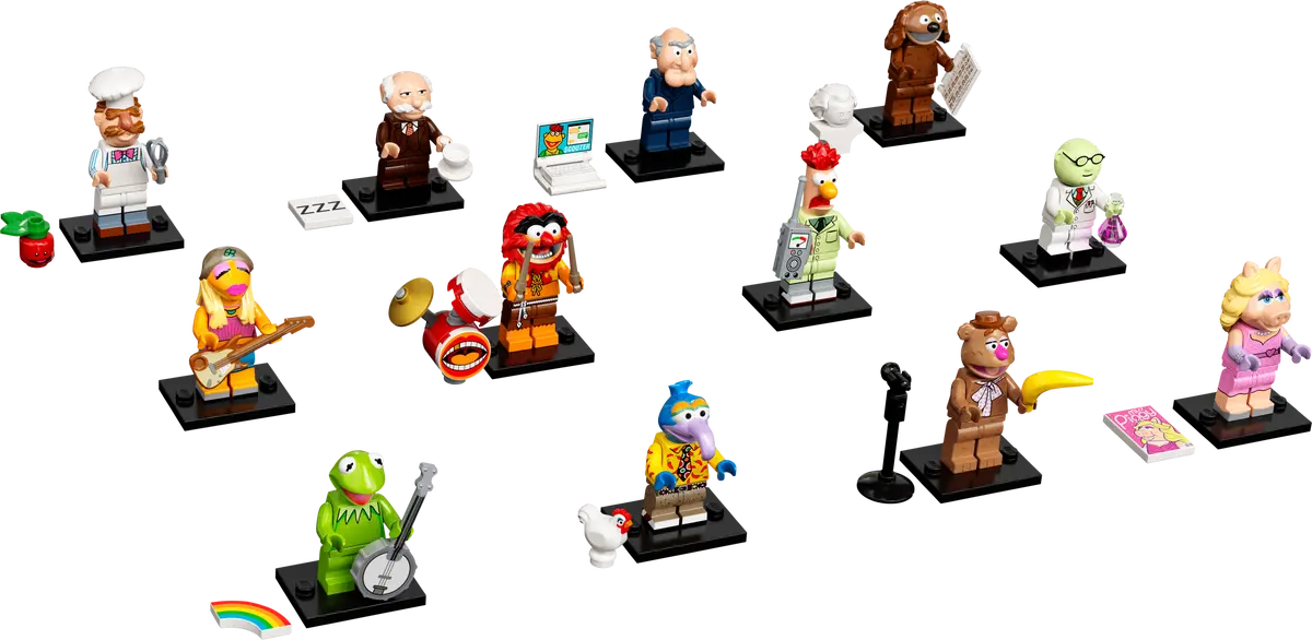 De Muppets – set van 6 - 71035