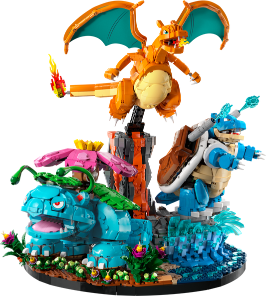 Venusaur, Charizard en Blastoise - 72153