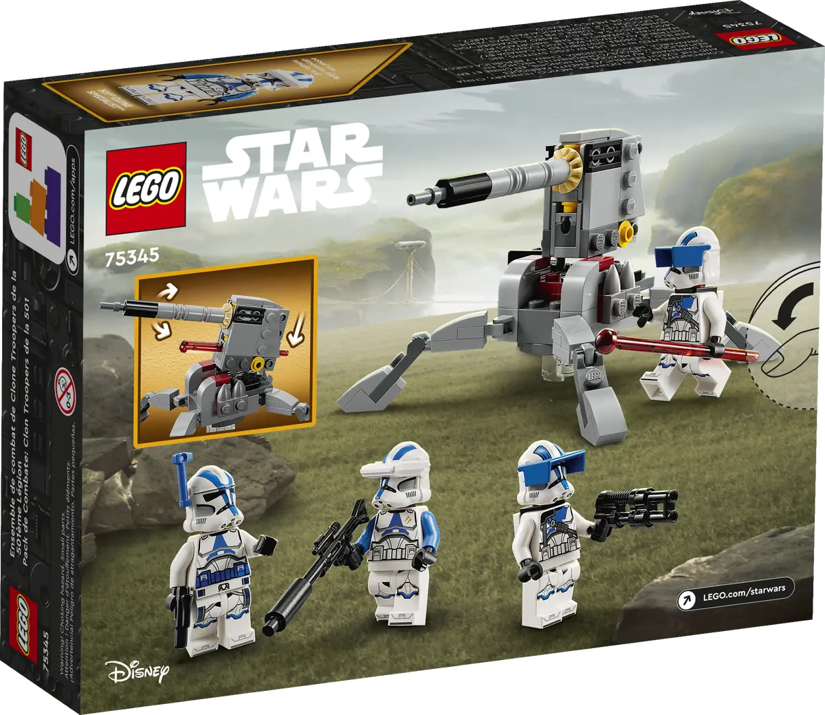 501st Clone Troopers™ Battle Pack - 75345