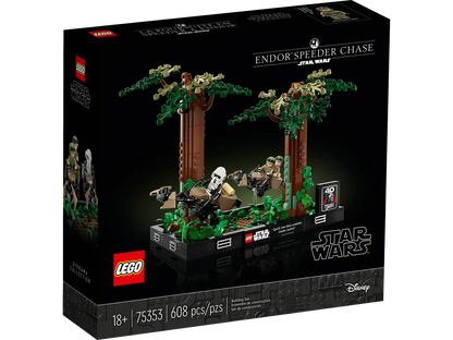 Endor™ speederachtervolging diorama - 75353
