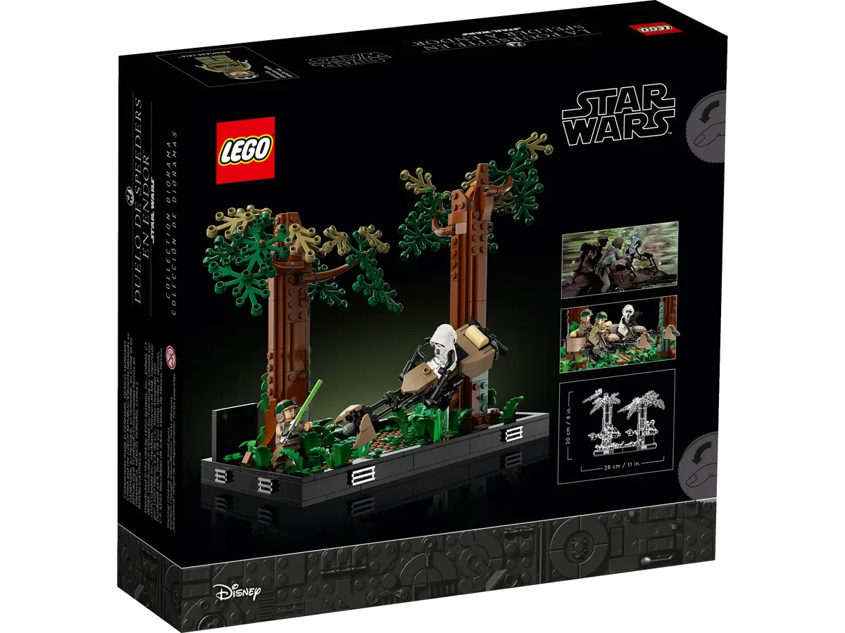 Endor™ speederachtervolging diorama - 75353