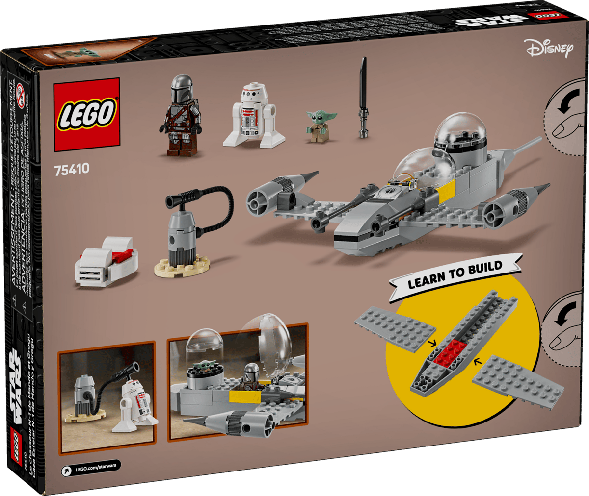 Mando en Grogu's N-1 Starfighter™ - 75410