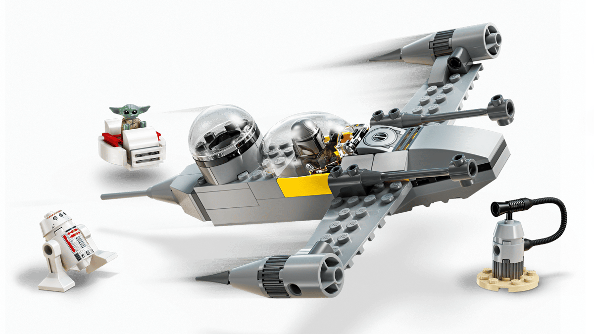 Mando en Grogu's N-1 Starfighter™ - 75410