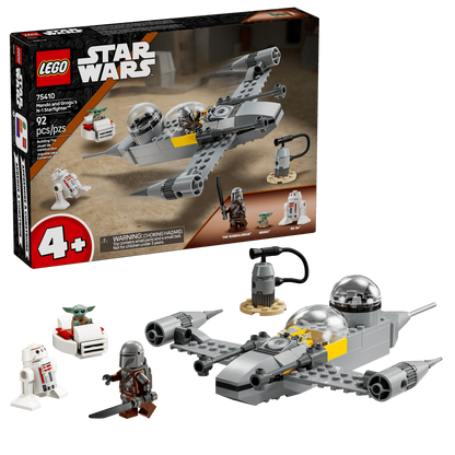 Mando en Grogu's N-1 Starfighter™ - 75410