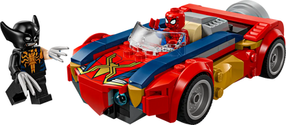 Spider-Man car vs. Venomized Wolverine - 76336