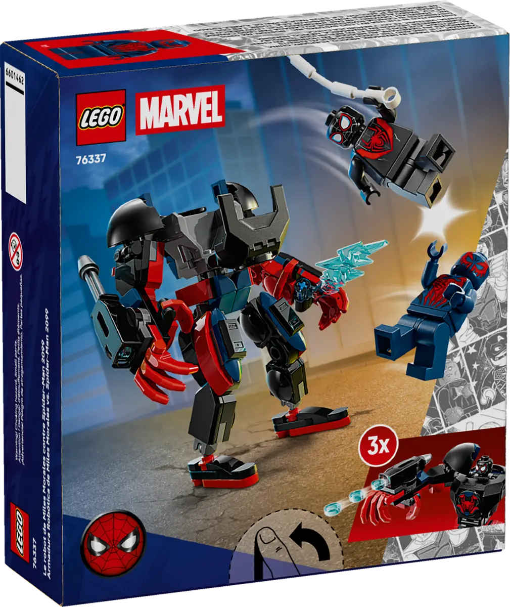 Miles Morales mecha vs. Spider-Man 2099 - 76337