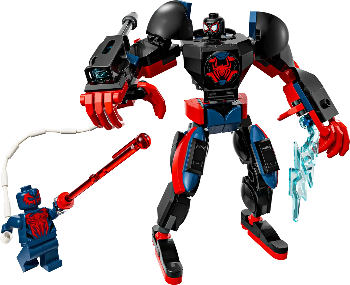 Miles Morales mecha vs. Spider-Man 2099 - 76337
