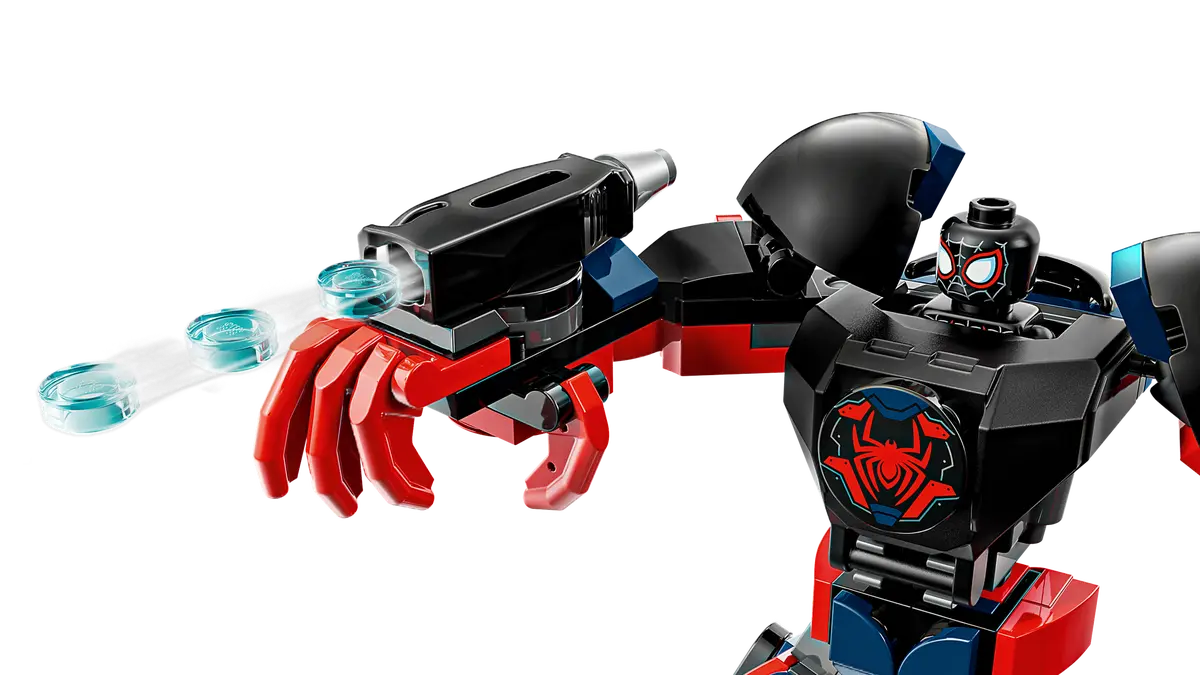 Miles Morales mecha vs. Spider-Man 2099 - 76337