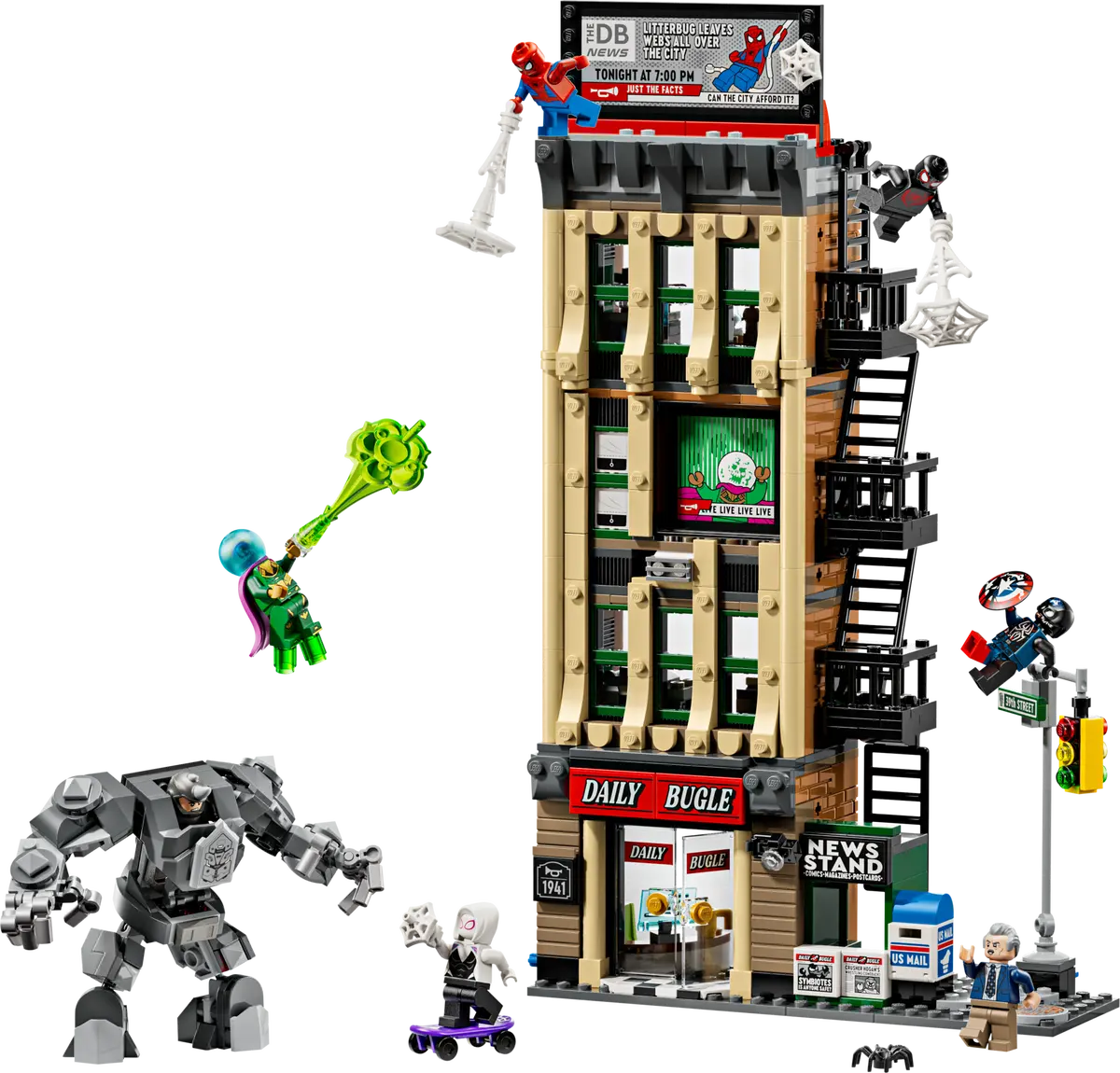 Spider Man vs. Mysterio: the Daily Bugle - 76342