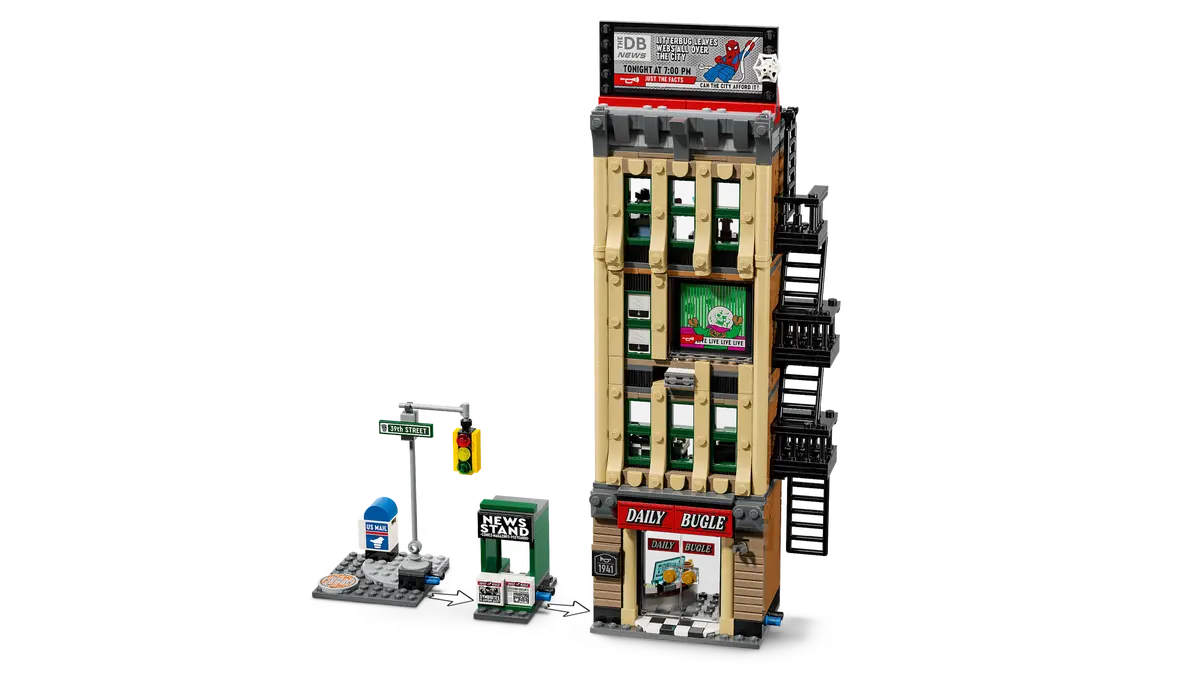Spider Man vs. Mysterio: the Daily Bugle - 76342