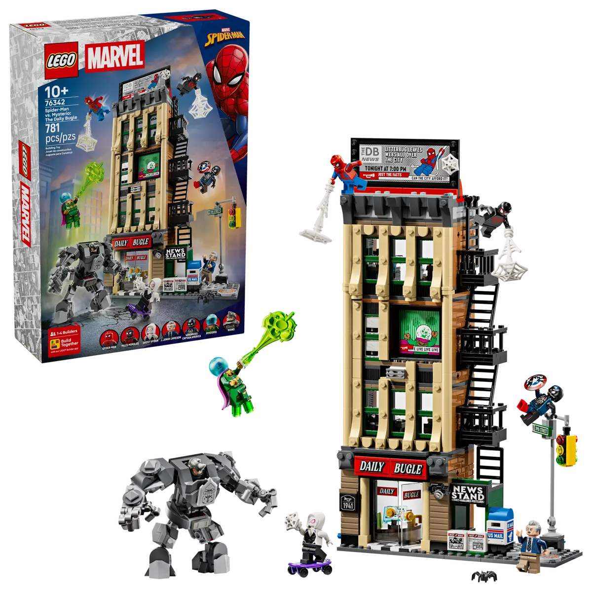 Spider Man vs. Mysterio: the Daily Bugle - 76342