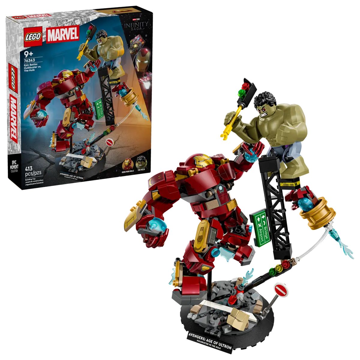 Ultimate Battle: Hulkbuster vs. Hulk - 76343