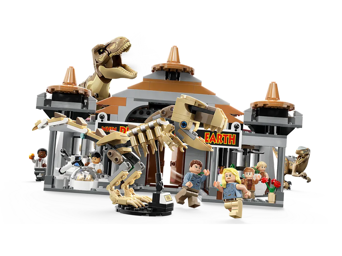 Visitor Center: T. Rex &amp; Raptor Attack - 76961