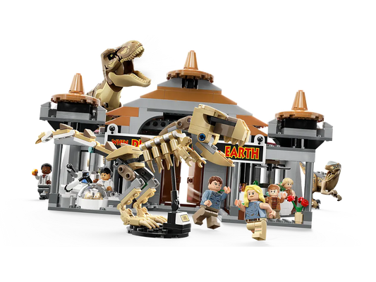 Bezoekerscentrum: T. rex & raptor aanval - 76961