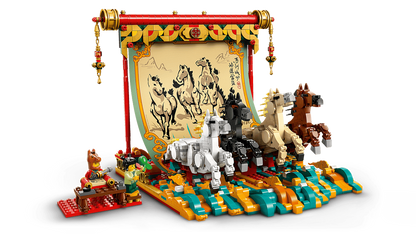 Display with galloping horses - 80119
