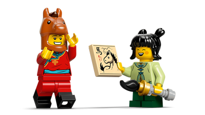 Display with galloping horses - 80119