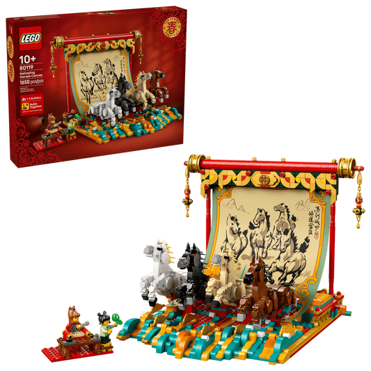 Display with galloping horses - 80119
