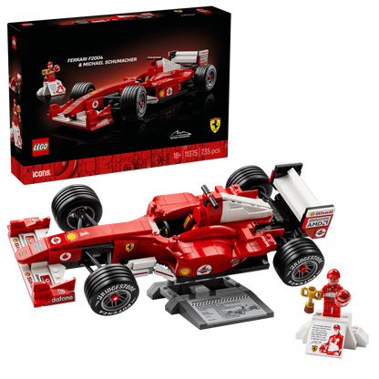 Ferrari F2004 and Michael Schumacher - 11375