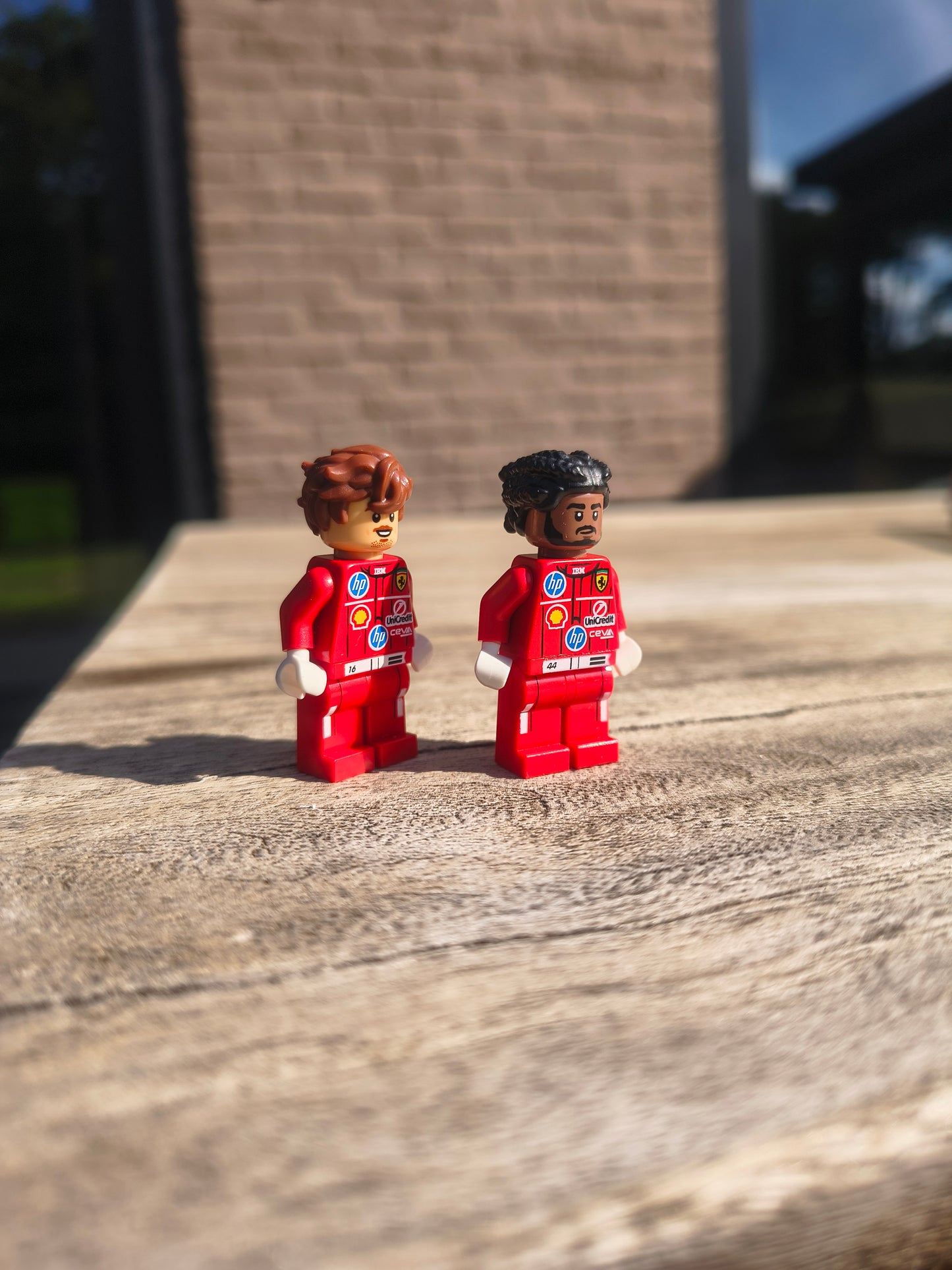 Leclerc & Hamilton minifiguren - edi007 & edi006