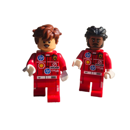 Leclerc & Hamilton minifiguren - edi007 & edi006
