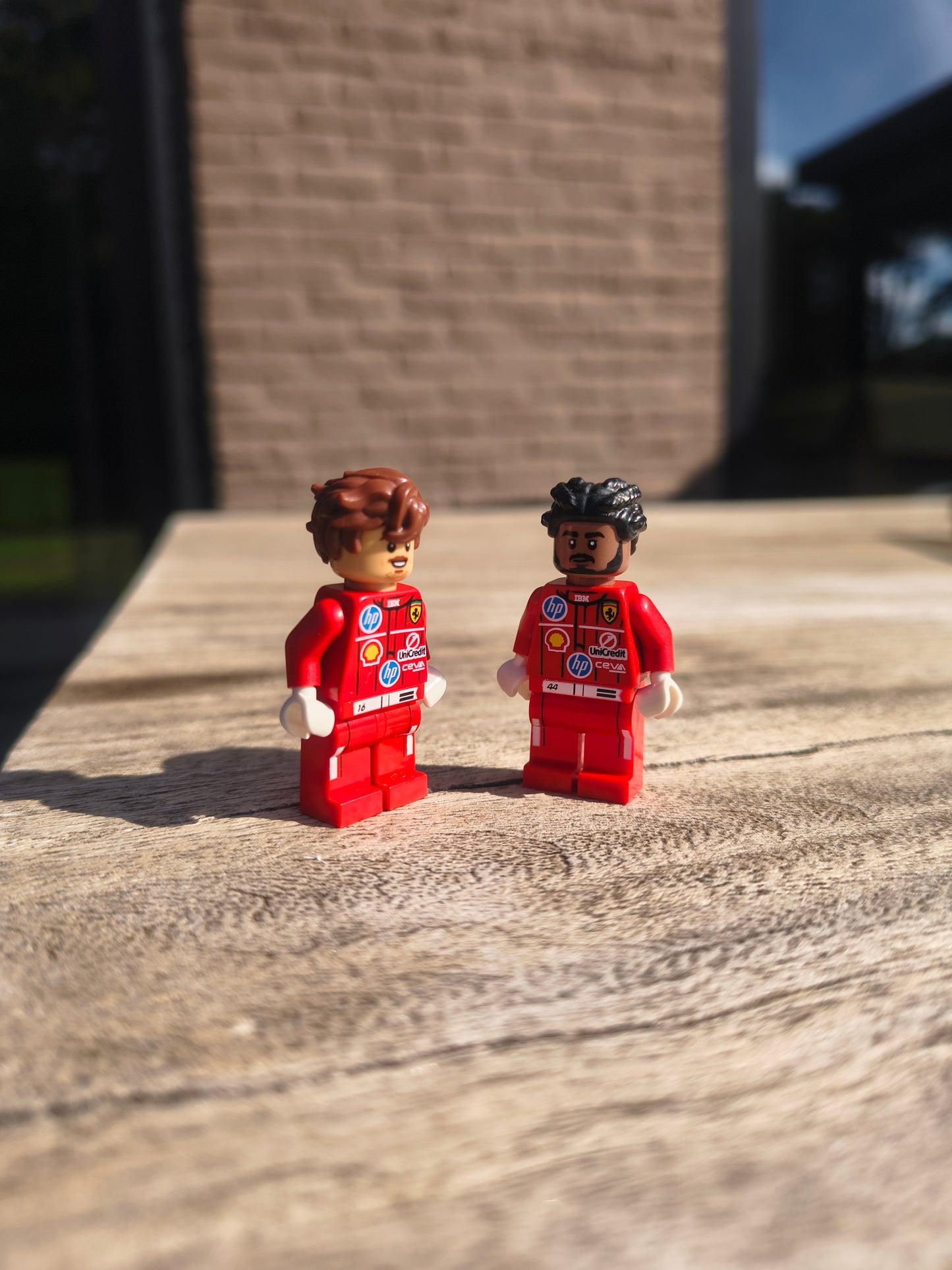 Leclerc & Hamilton minifiguren - edi007 & edi006