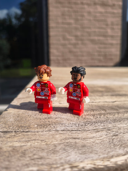 Leclerc & Hamilton minifiguren - edi007 & edi006