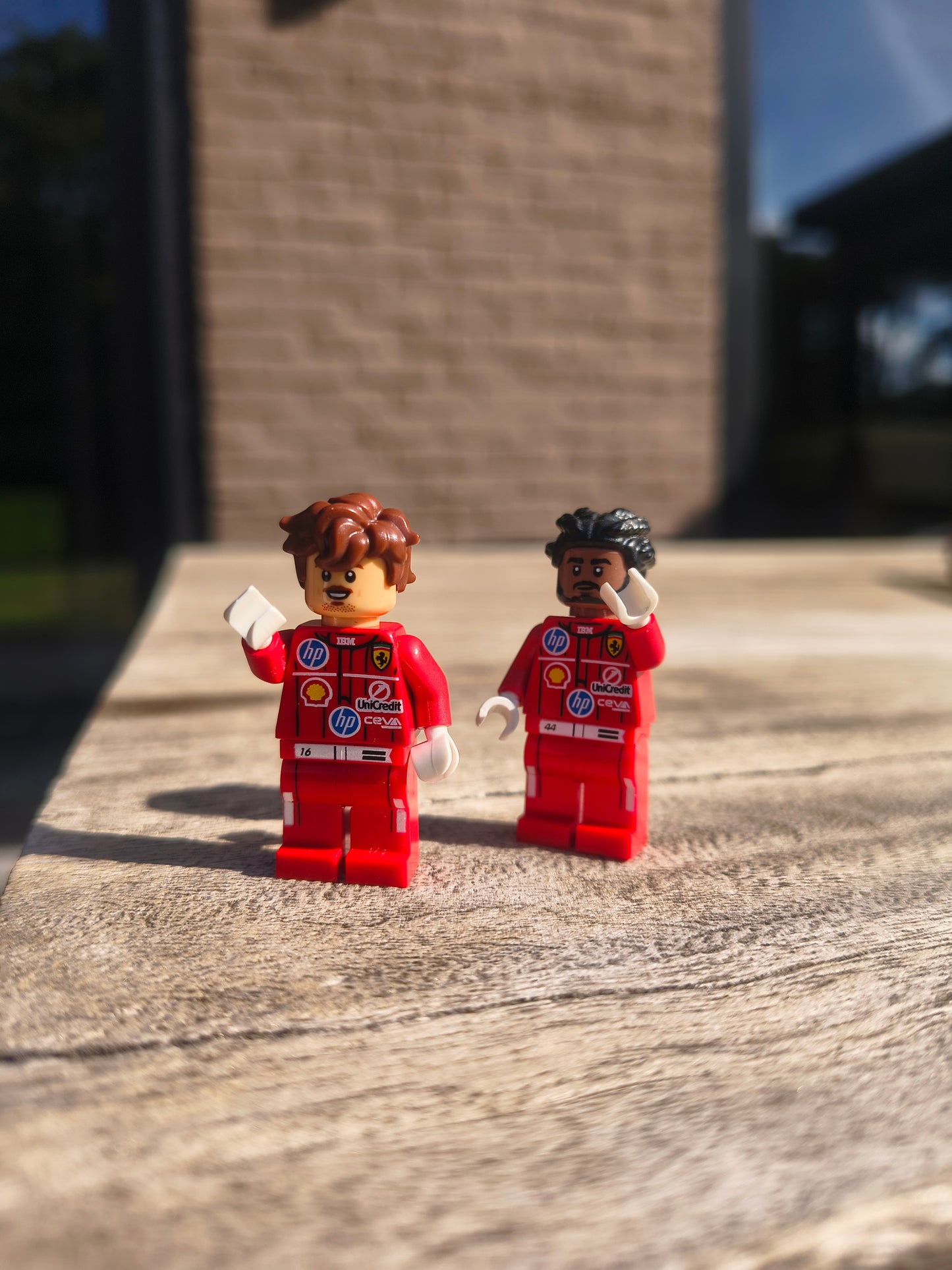 Leclerc & Hamilton minifiguren - edi007 & edi006