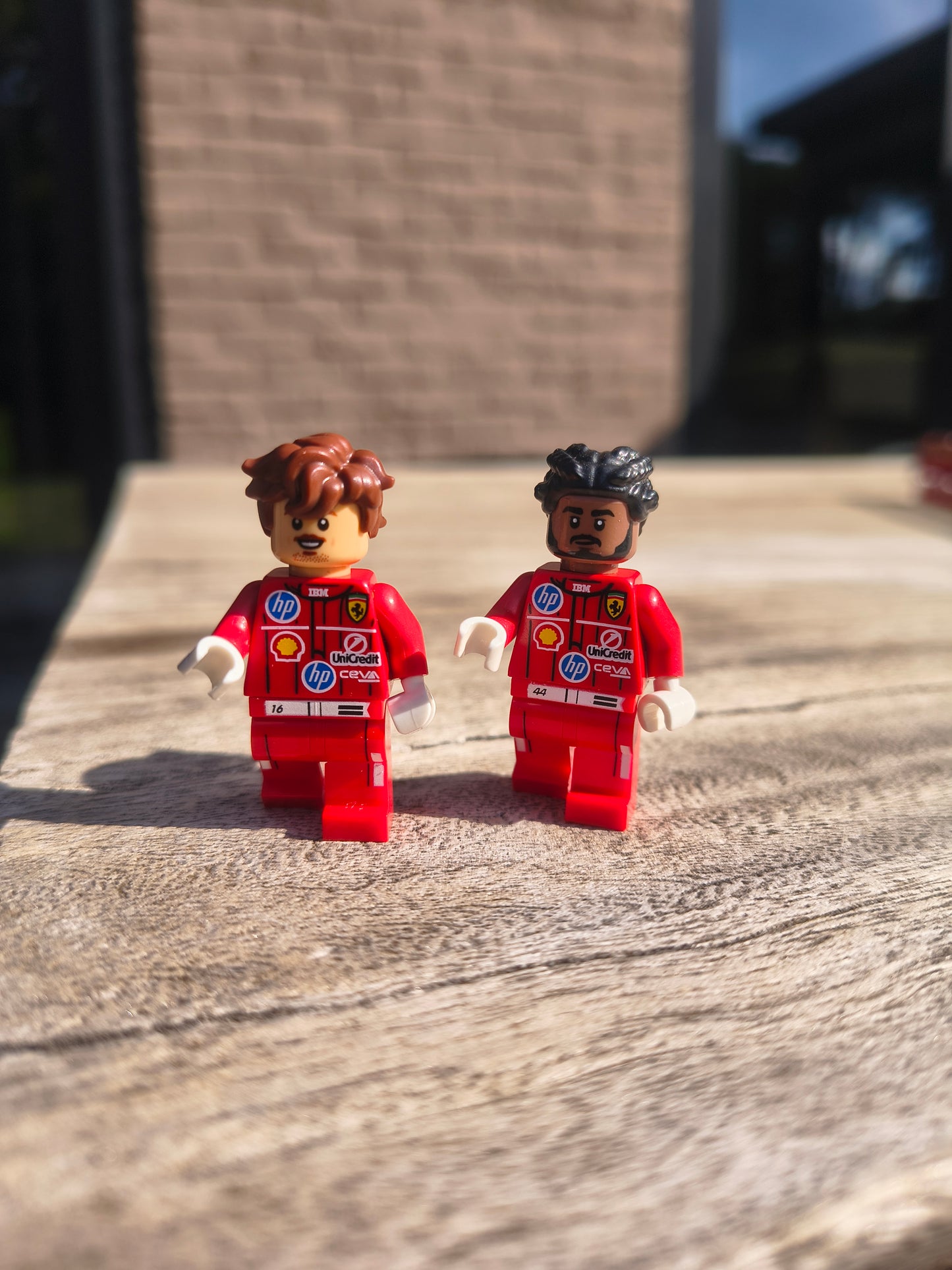 Leclerc & Hamilton minifiguren - edi007 & edi006