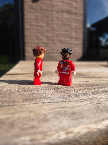 Leclerc & Hamilton minifiguren - edi007 & edi006